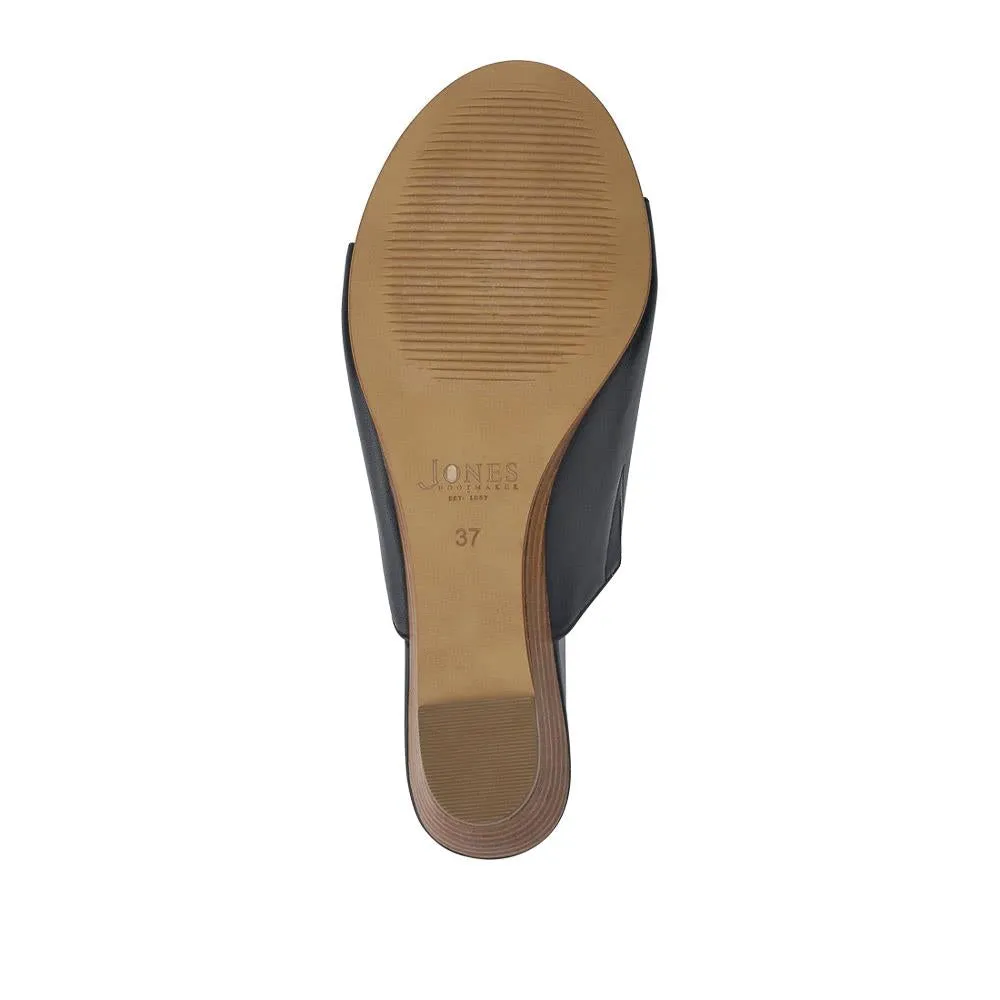 Jocelyn Leather Wedge-Heel Mules - JOCELYN / 327 083
