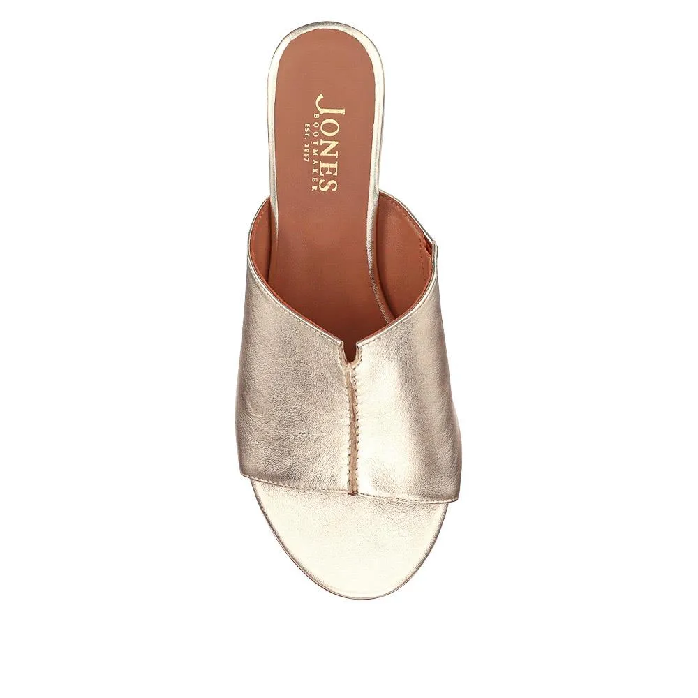 Jocelyn Leather Wedge-Heel Mules - JOCELYN / 327 083