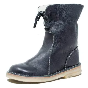 KIVA™ - VINTAGE LACE-UP LEATHER BOOTS