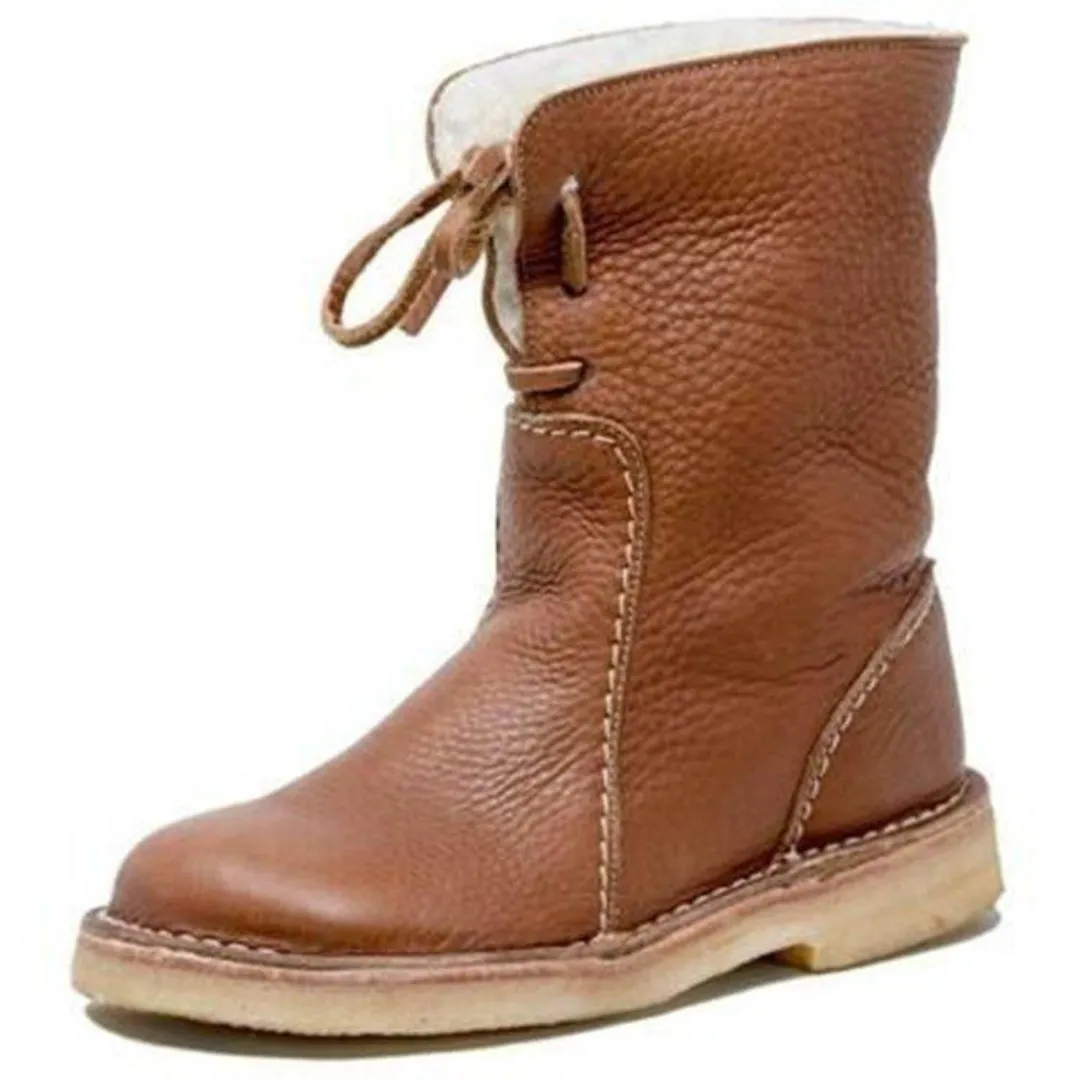 KIVA™ - VINTAGE LACE-UP LEATHER BOOTS