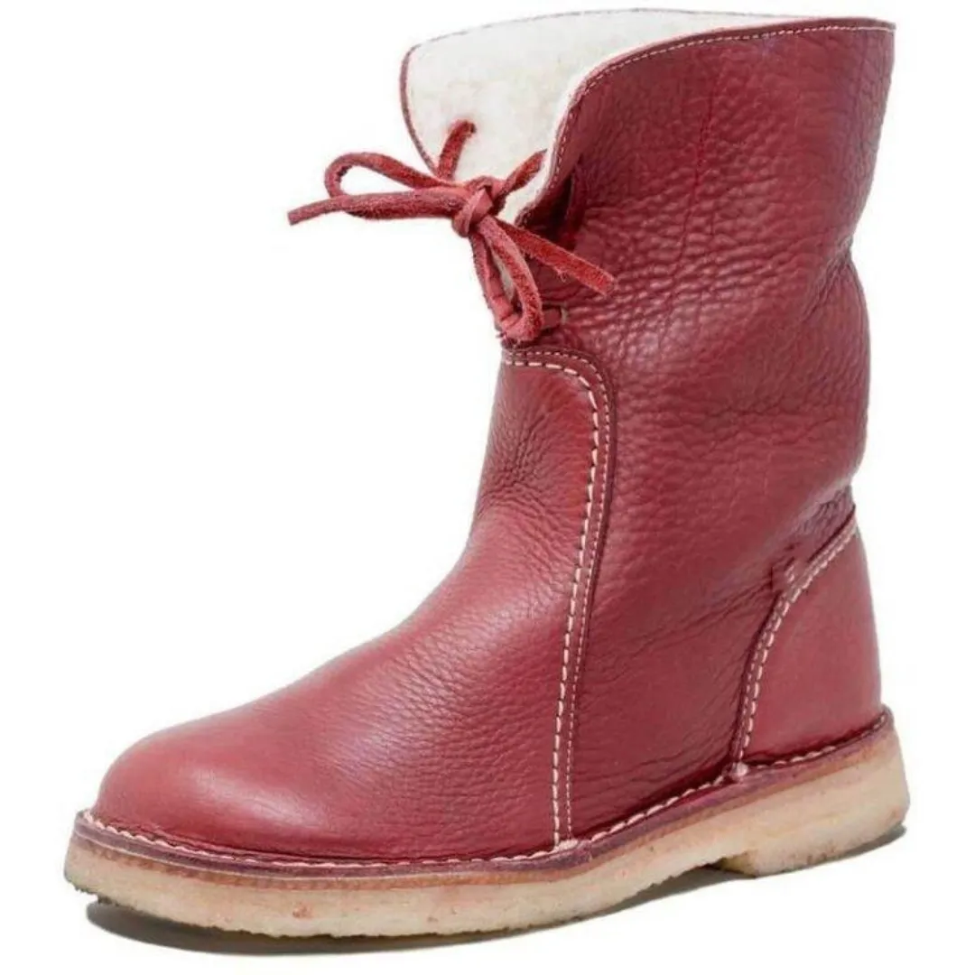 KIVA™ - VINTAGE LACE-UP LEATHER BOOTS