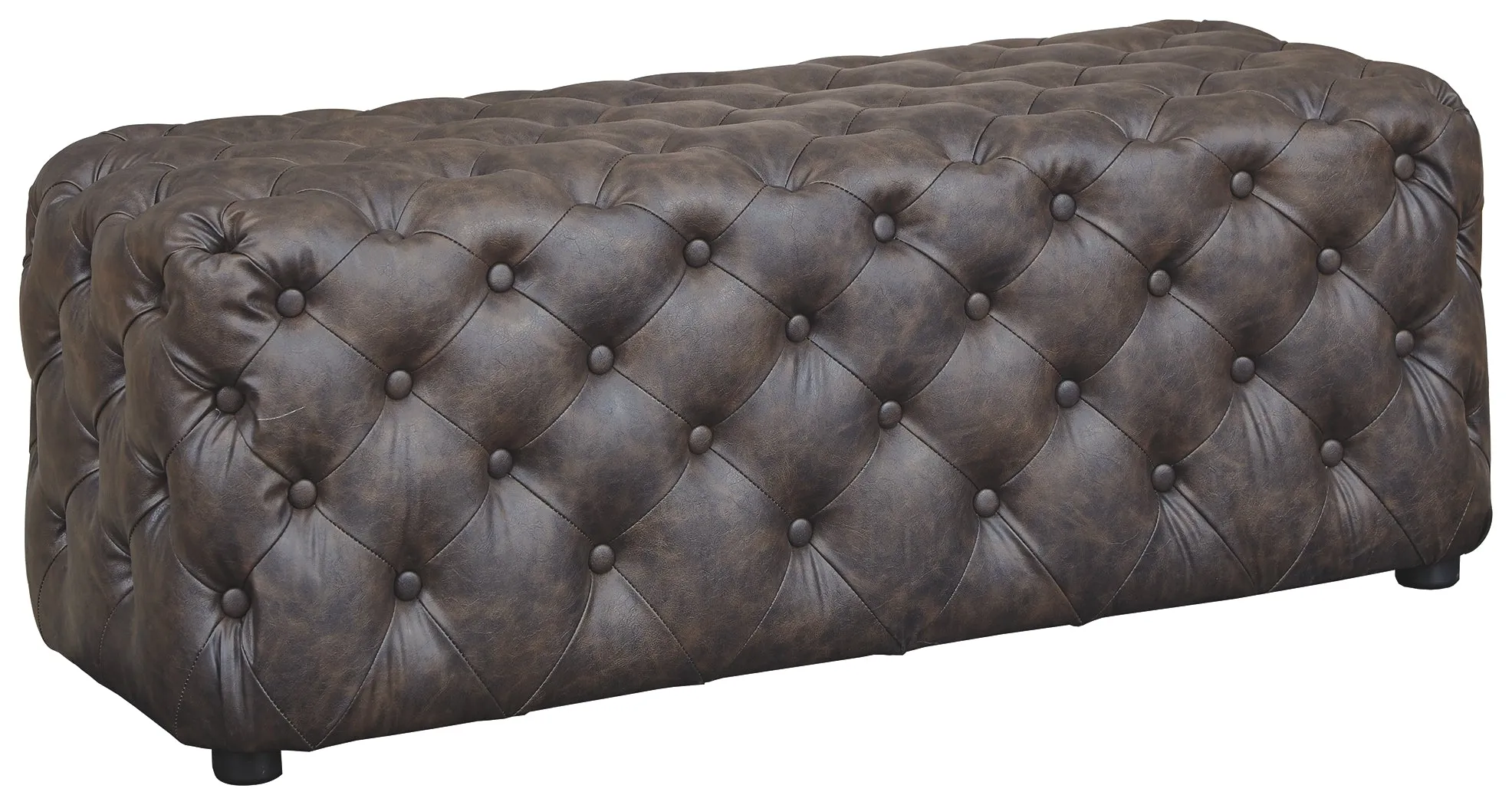 Lister A3000171 Brown Accent Ottoman