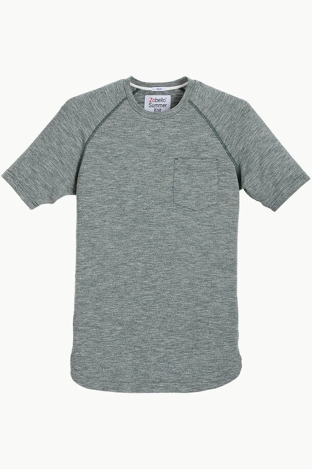 Long Heather Green T-Shirt