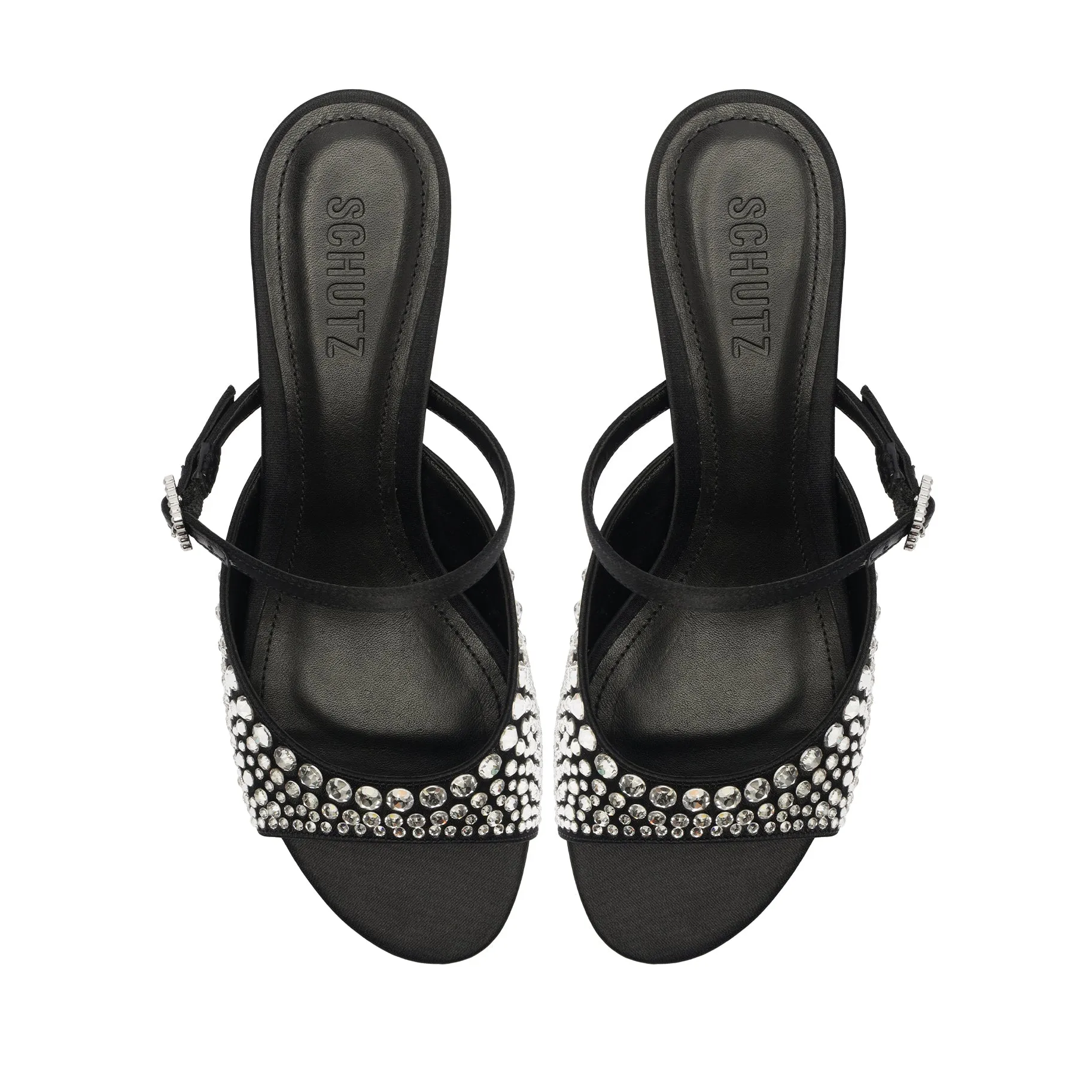 Louise Low Satin Sandal