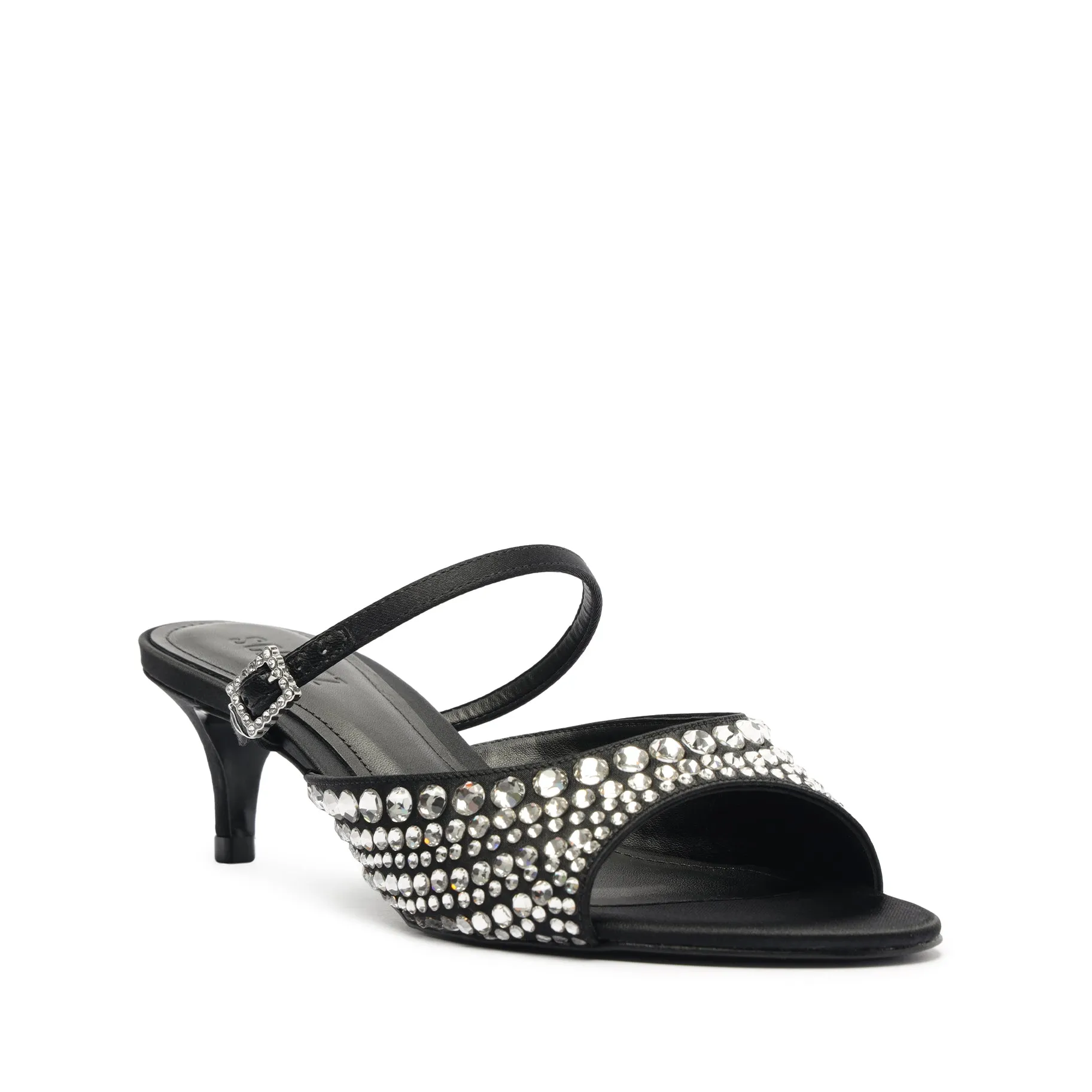 Louise Low Satin Sandal