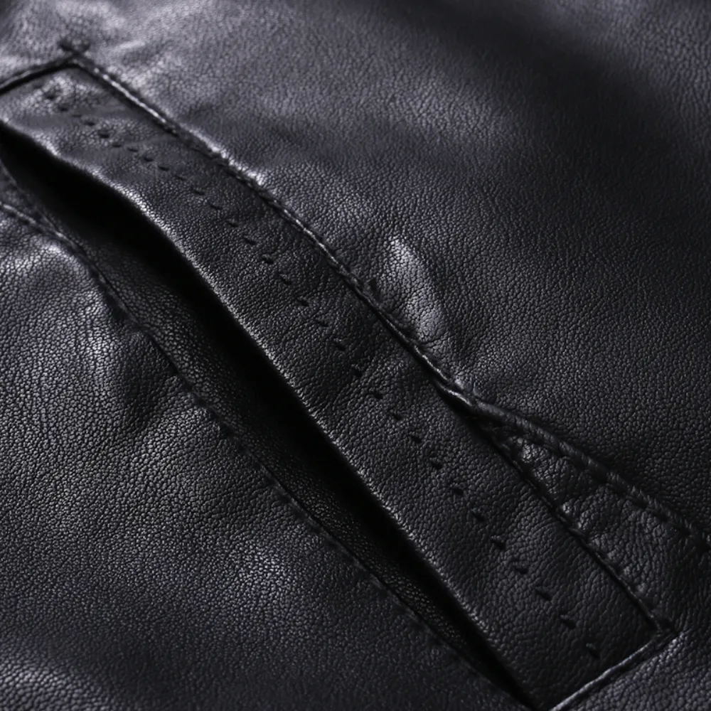 Magnus  | Sleek Leather Biker Jacket