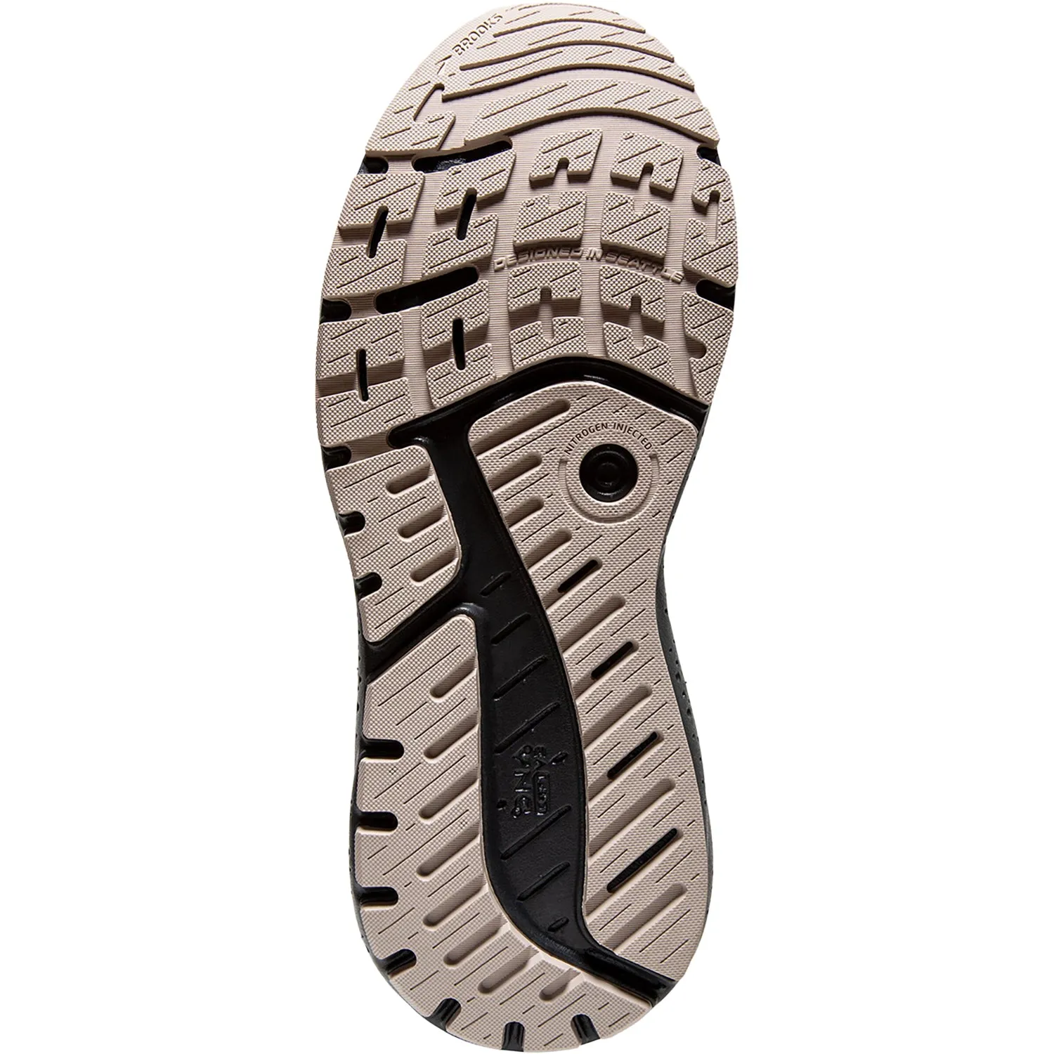 Men's Brooks Beast GTS 23 Chateau Grey/White Sand/Blue Mesh