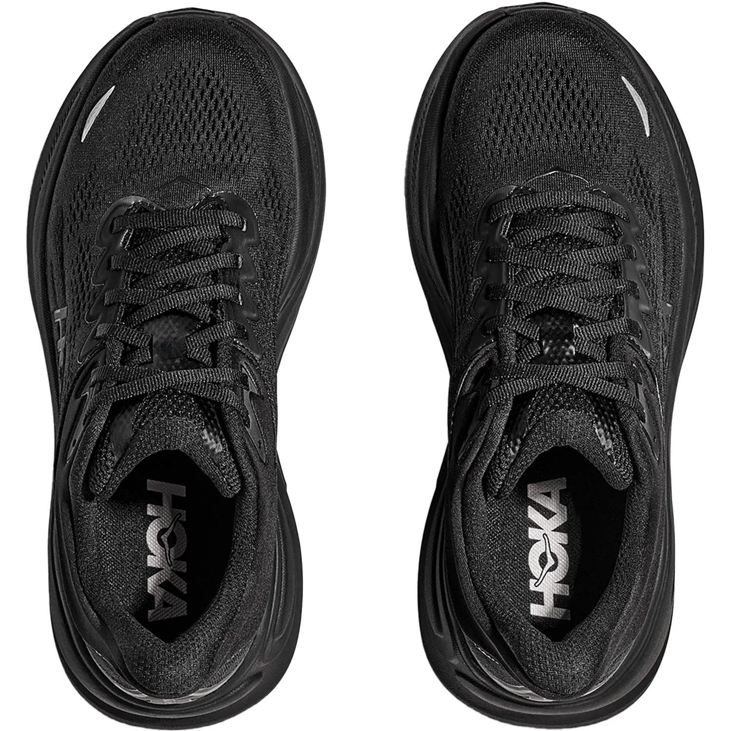 Men's Hoka Bondi 9 Black/Black Mesh
