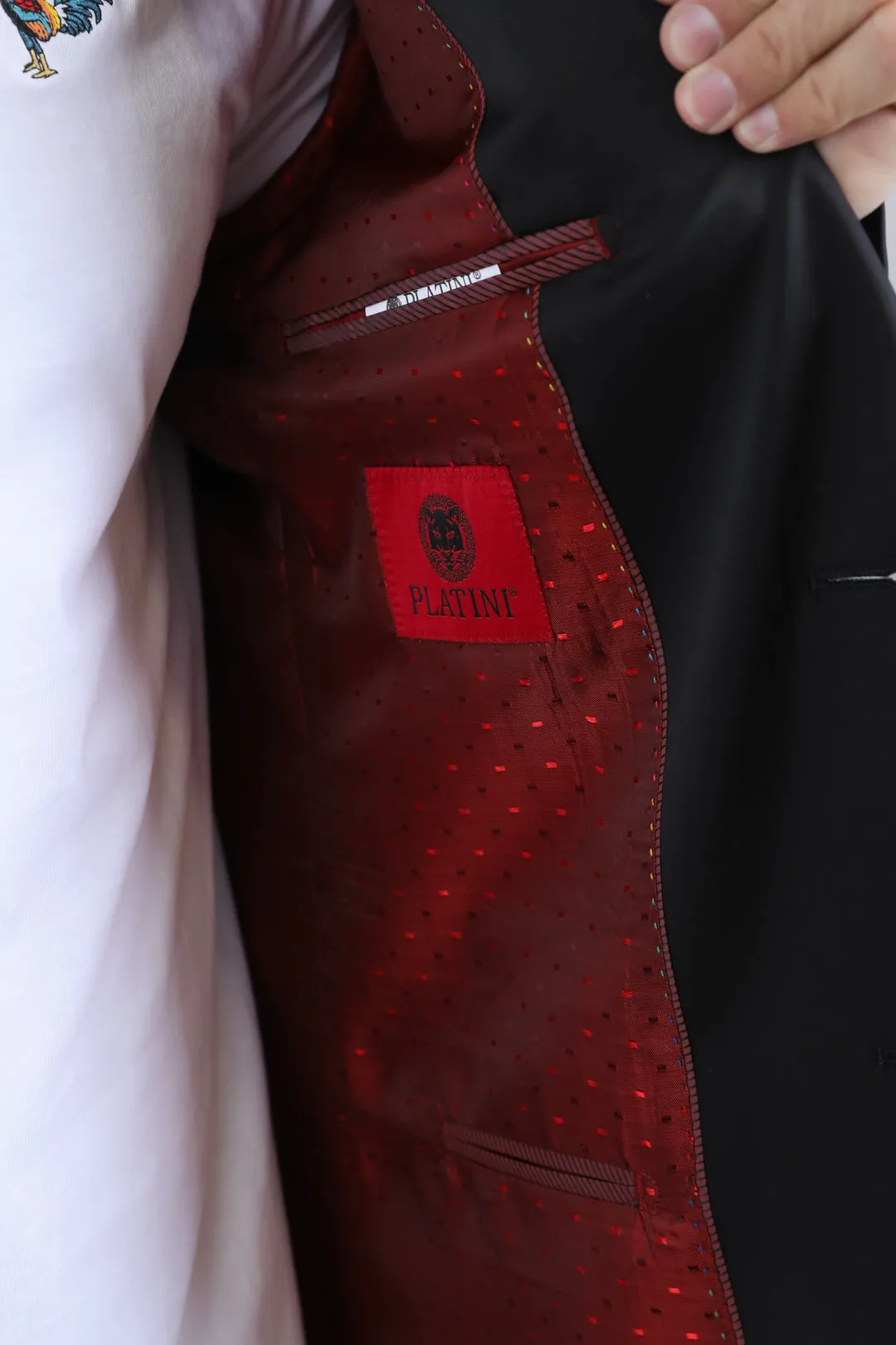 Mens Modern Fit Black Blazer