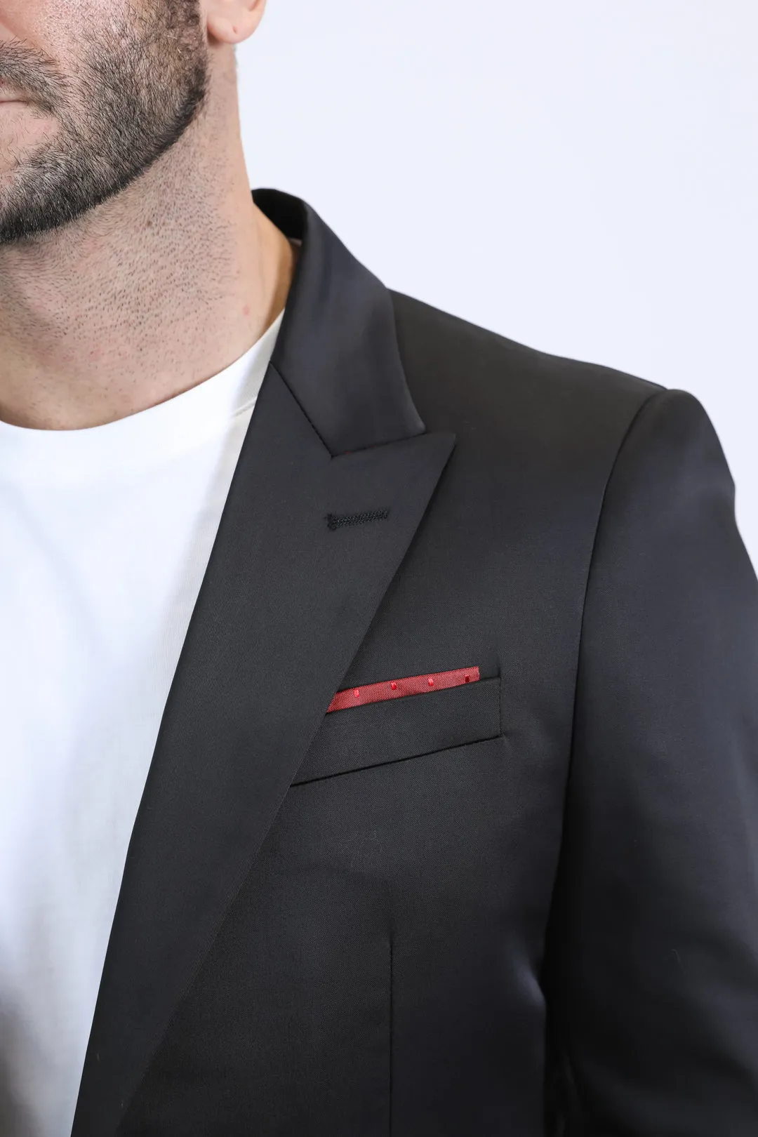 Mens Modern Fit Black Blazer