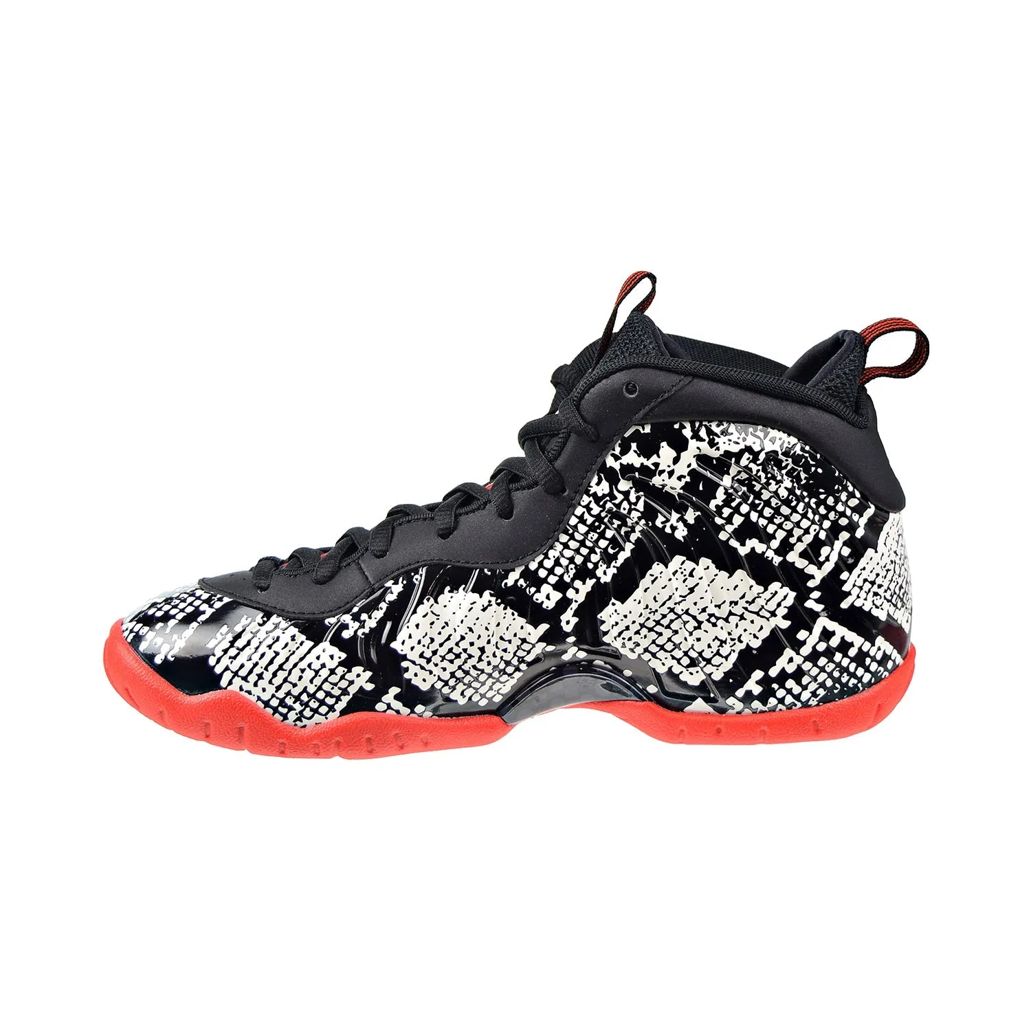 Nike Little Posite One (GS) Big Kids Shoes Sail/Habanero Red/Black
