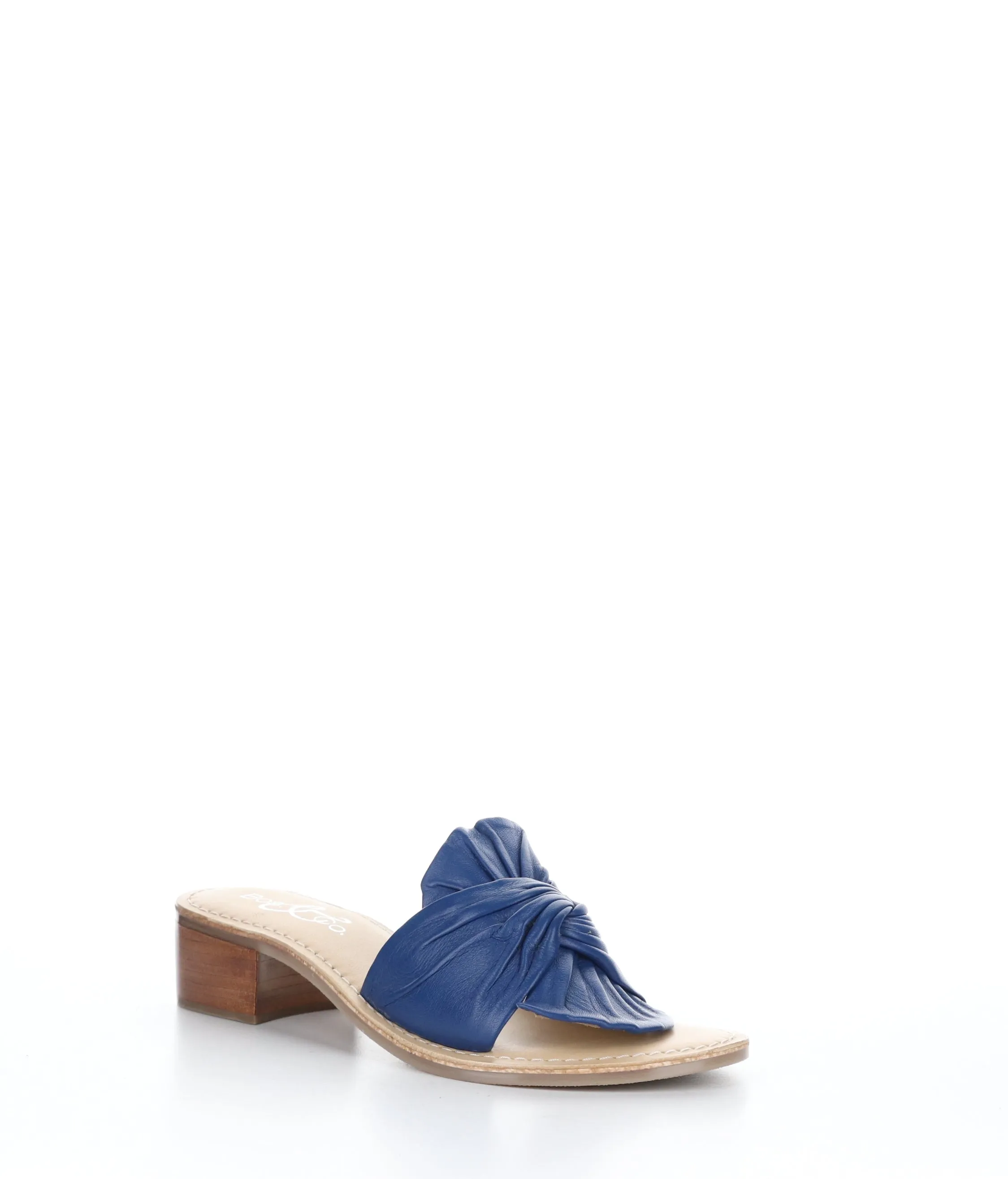 NOVA FRENCH BLUE Open Toe Mules