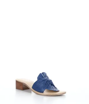 NOVA FRENCH BLUE Open Toe Mules