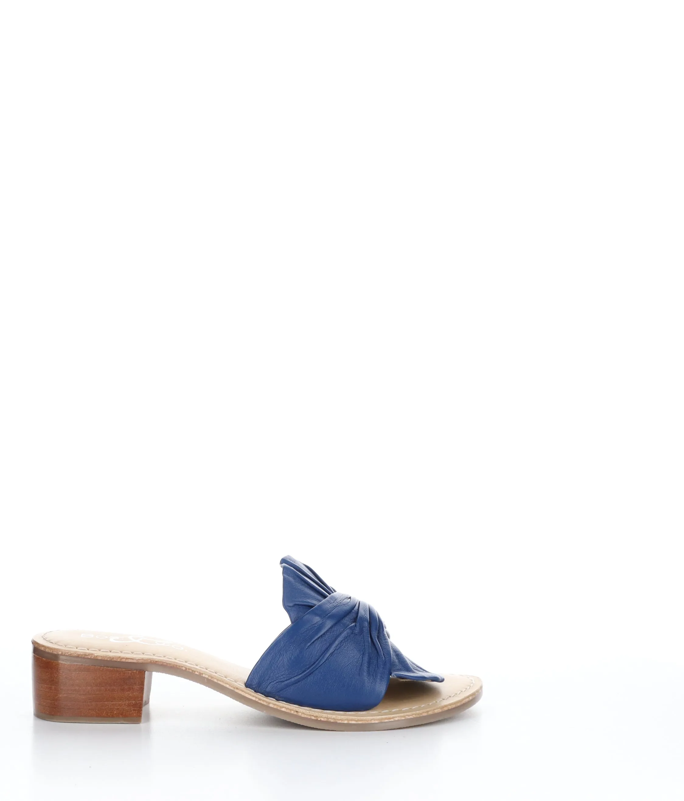 NOVA FRENCH BLUE Open Toe Mules
