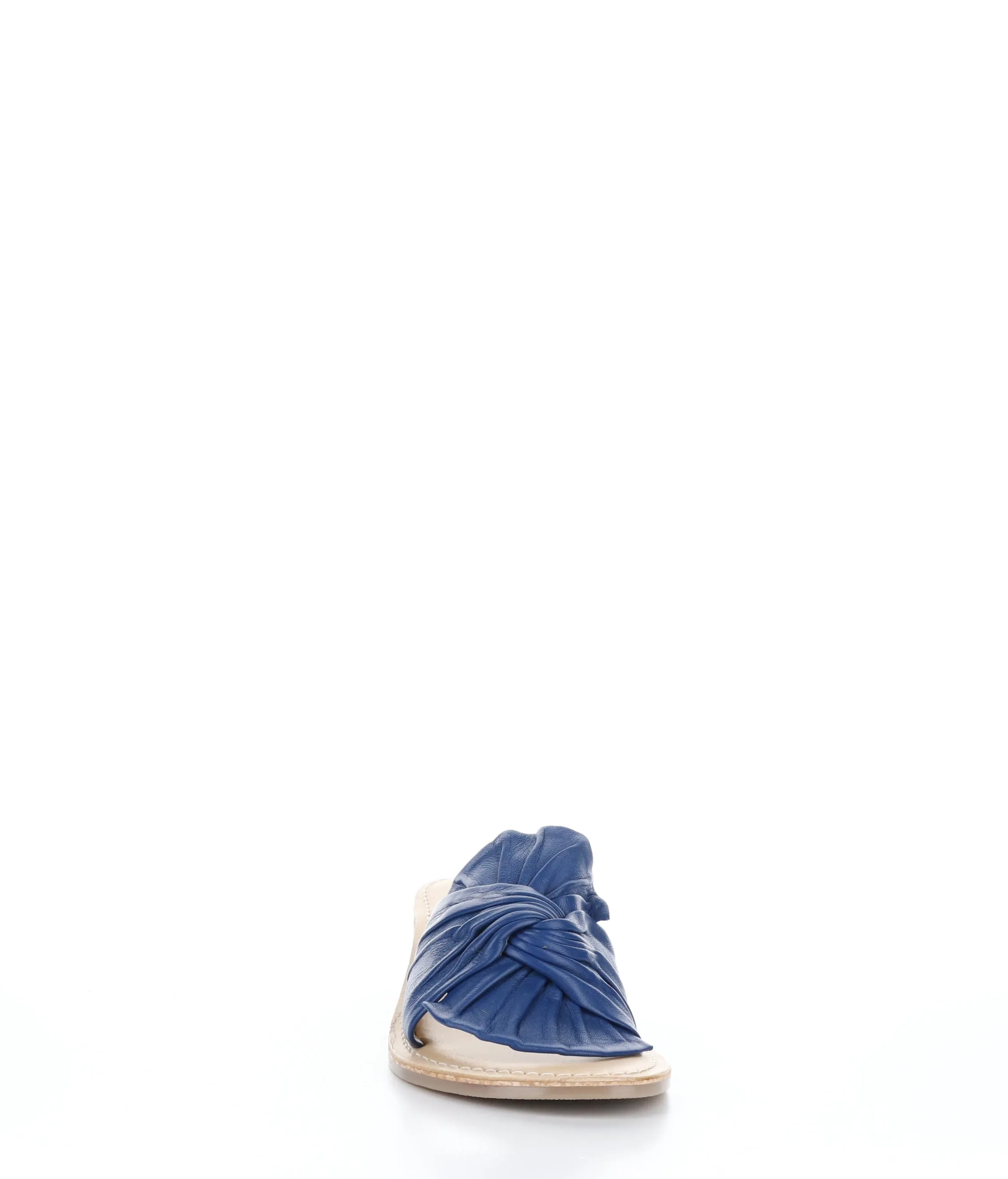 NOVA FRENCH BLUE Open Toe Mules