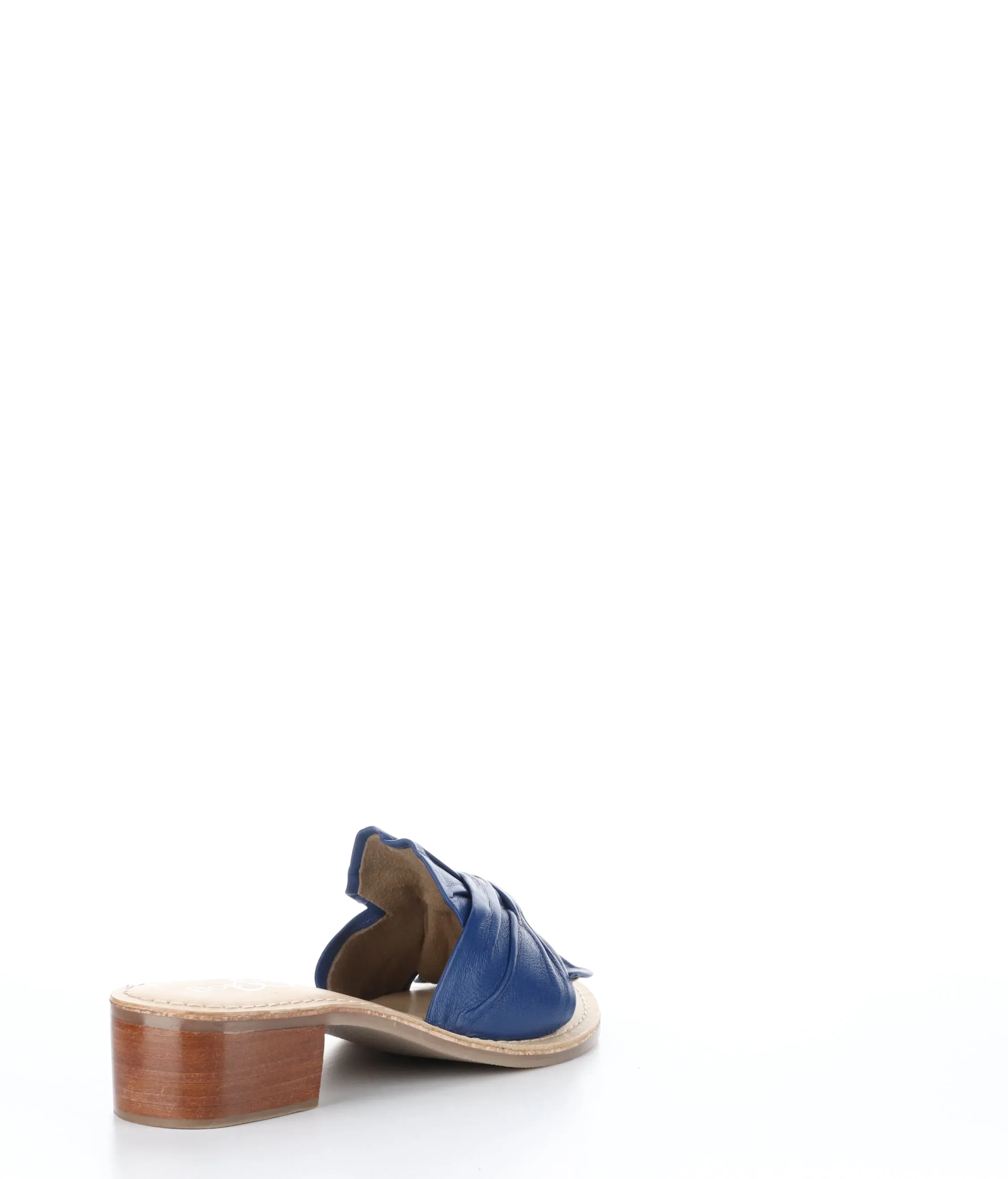 NOVA FRENCH BLUE Open Toe Mules