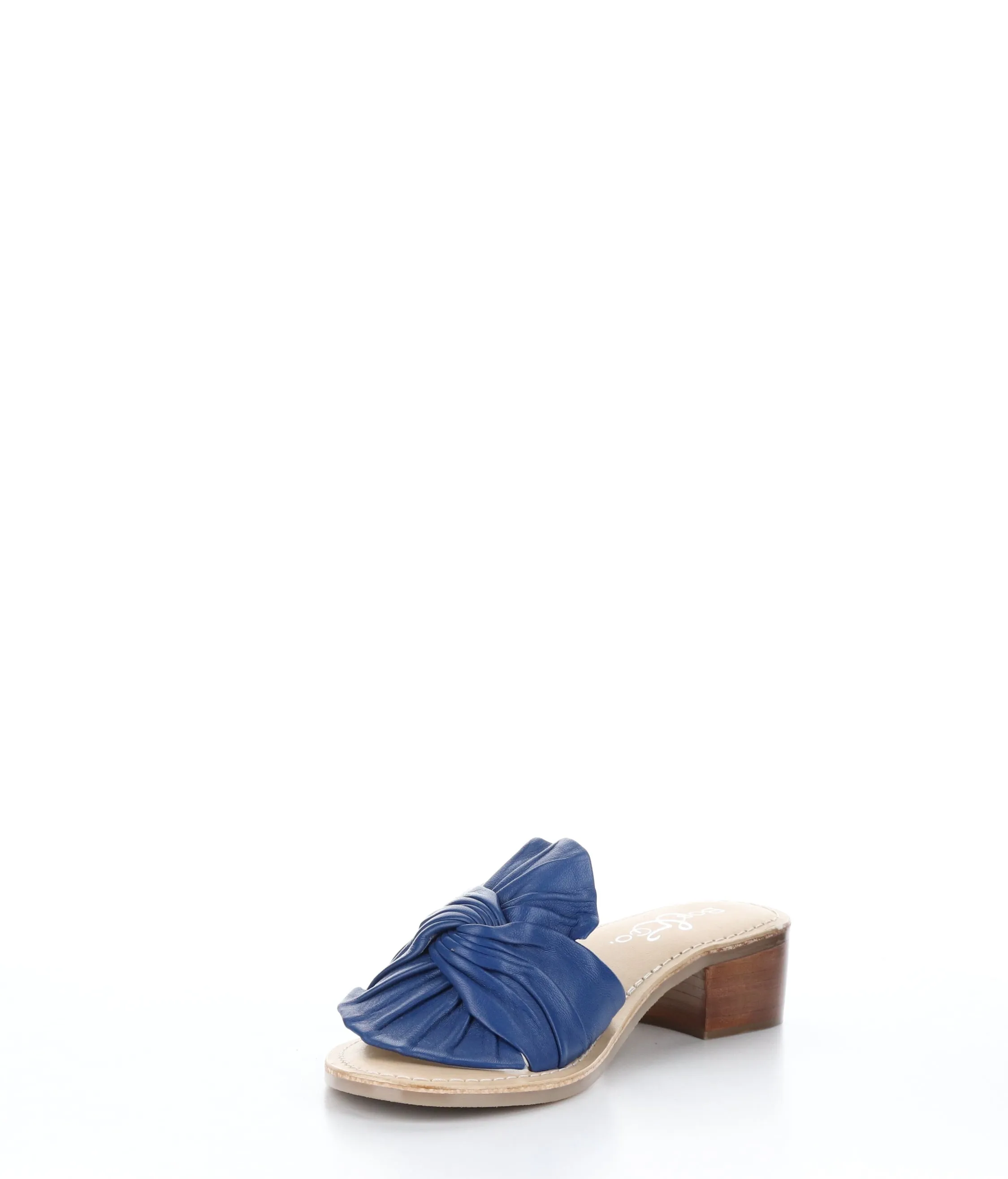 NOVA FRENCH BLUE Open Toe Mules