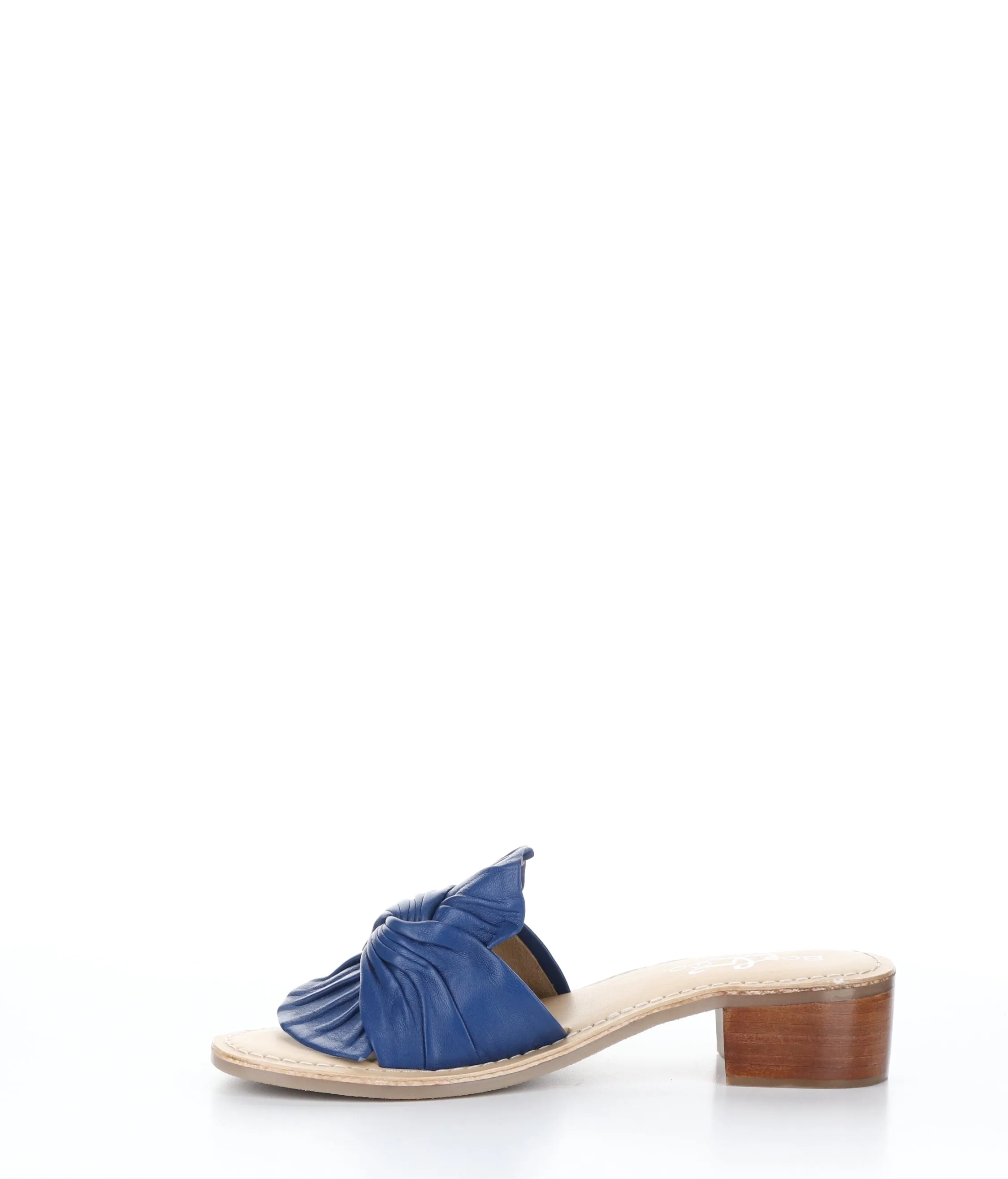 NOVA FRENCH BLUE Open Toe Mules