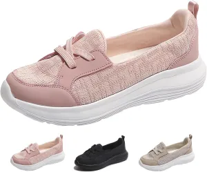 Orthopedic Womens Breathable Slip on Arch Support Non-Slip Shoes on The Go 2024 Comfort Loafers Flats Wide Width Fit Walking Slip-Ins Sneakers Boat Shoes