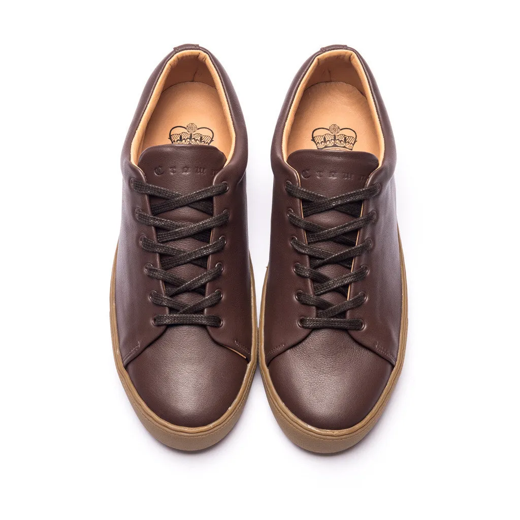 OVERSTONE DERBY SNEAKER - BROWN GUM