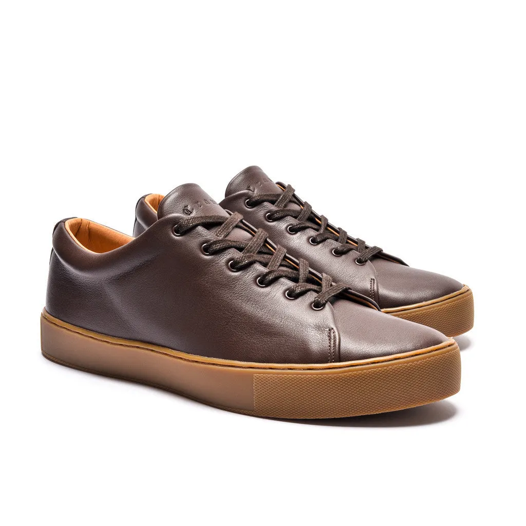 OVERSTONE DERBY SNEAKER - BROWN GUM