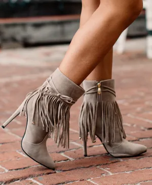 Peyton Faux Suede Ankle Boots