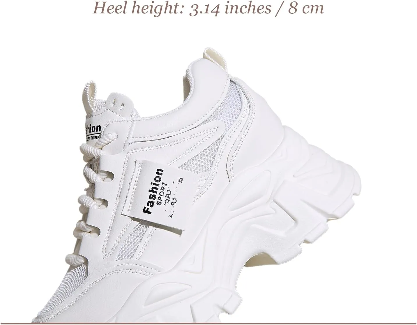 Platform Sneakers for Women Breathable Mesh Casual Dad Shoes Comfortable Sport Wedge Walking Shoes 2025 Fall Sneakers