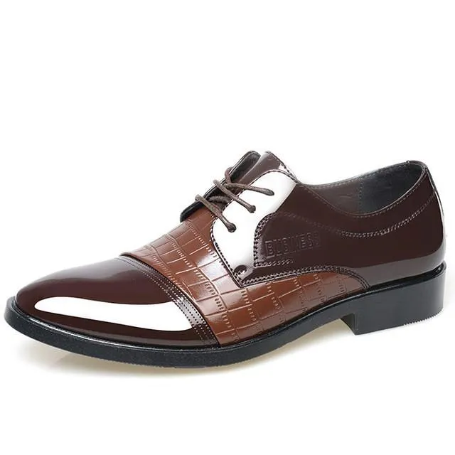 Pointed Toe Leather Shoes Business Wedding