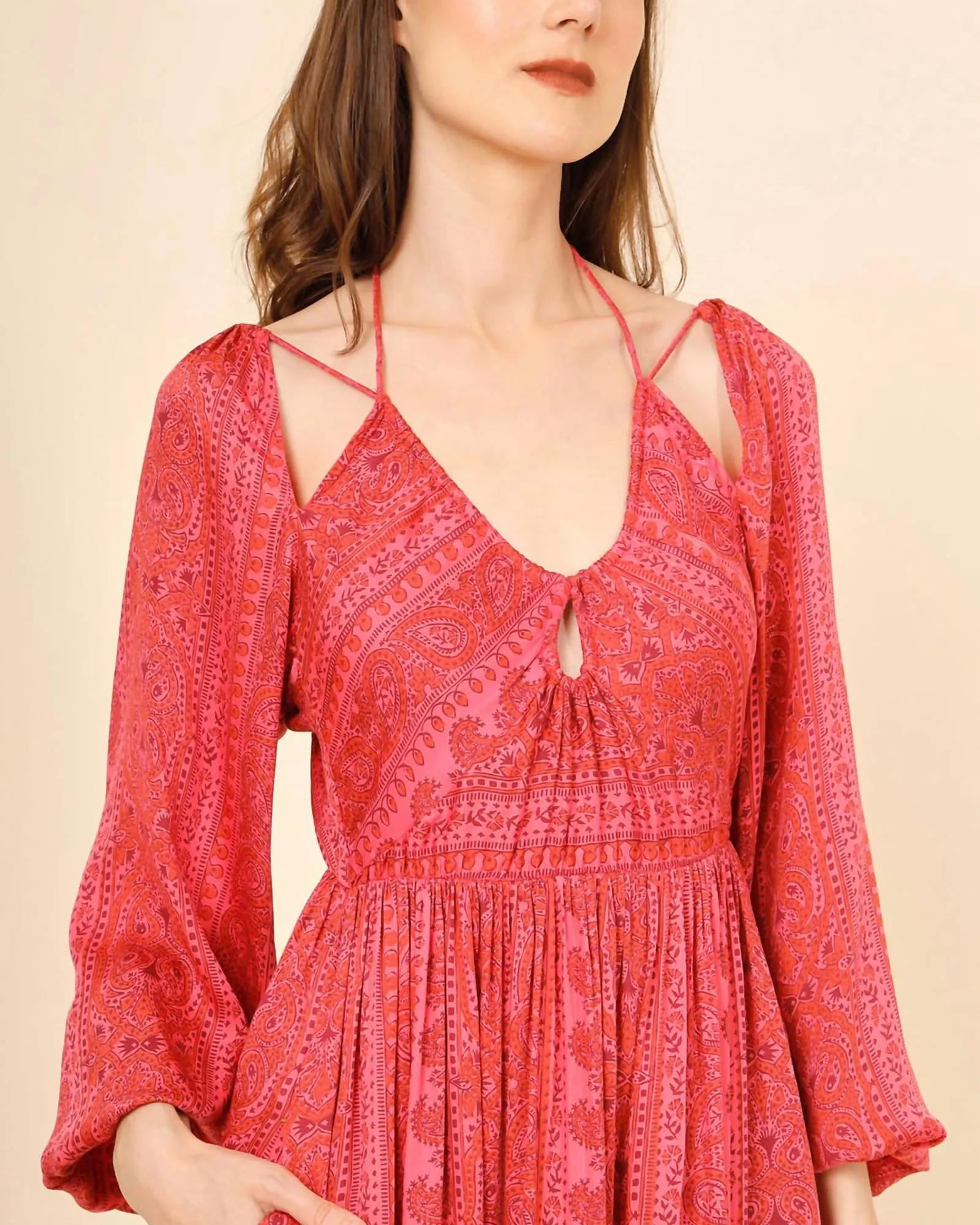 Ravenna Midi Dress in Salania Tart | Salania Tart
