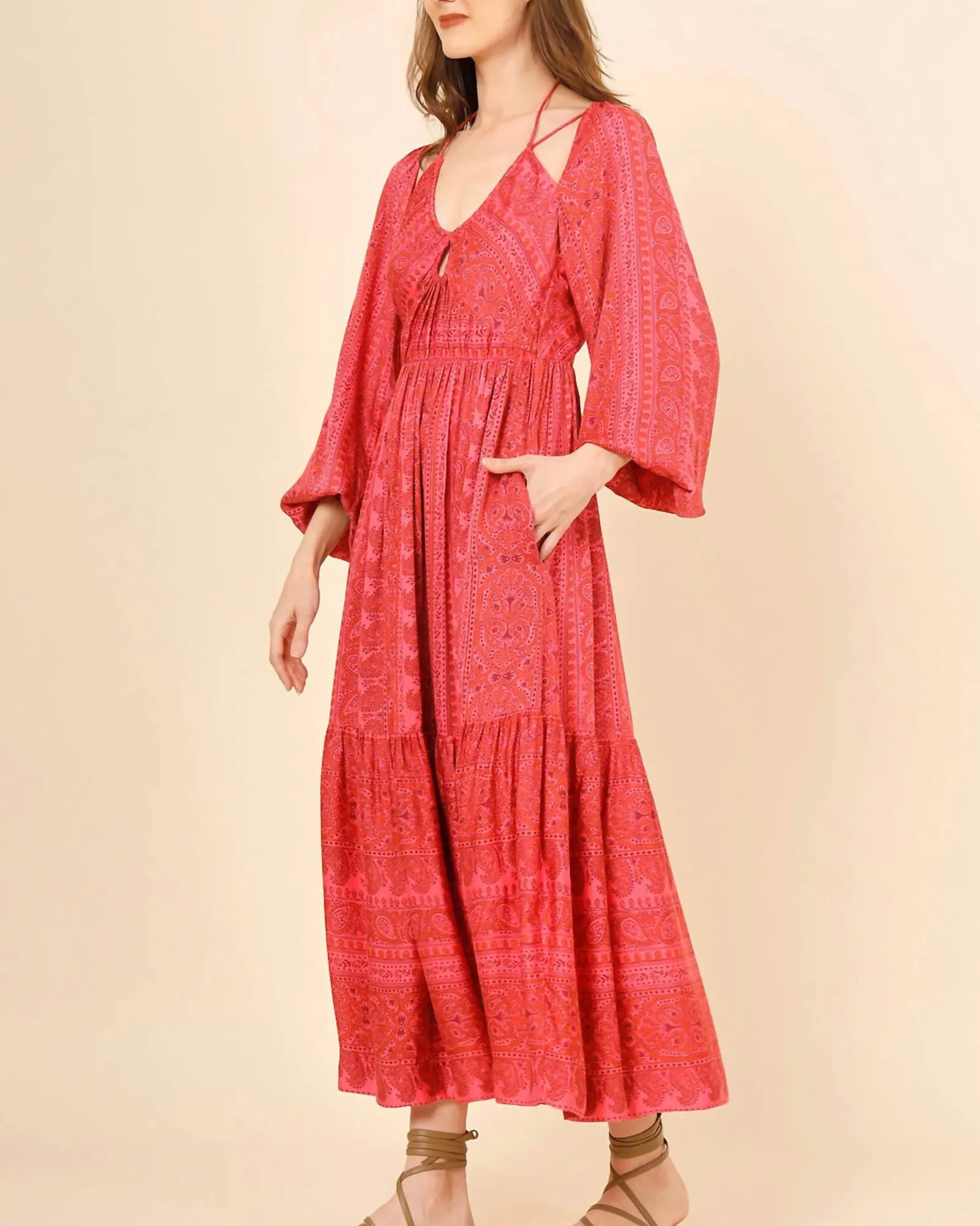 Ravenna Midi Dress in Salania Tart | Salania Tart
