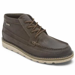 Rockport Men STORM FRONT MOC BOOT DARK BROWN/SUEDE