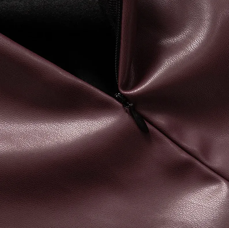 SERAN | Sleek Faux Leather Top