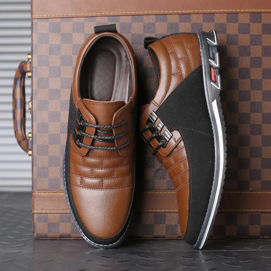 Shoes - Big Size Men's Oxfords Leather Shoes