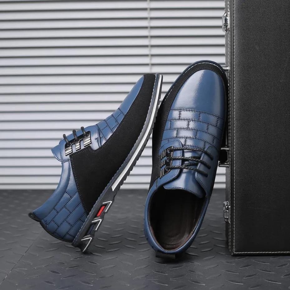 Shoes - Big Size Men's Oxfords Leather Shoes