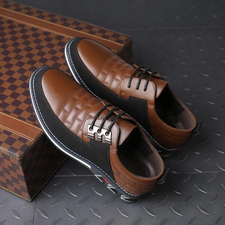 Shoes - Big Size Men's Oxfords Leather Shoes