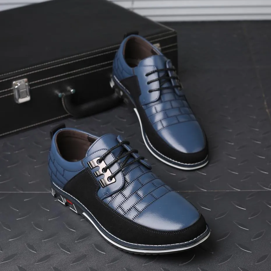 Shoes - Big Size Men's Oxfords Leather Shoes