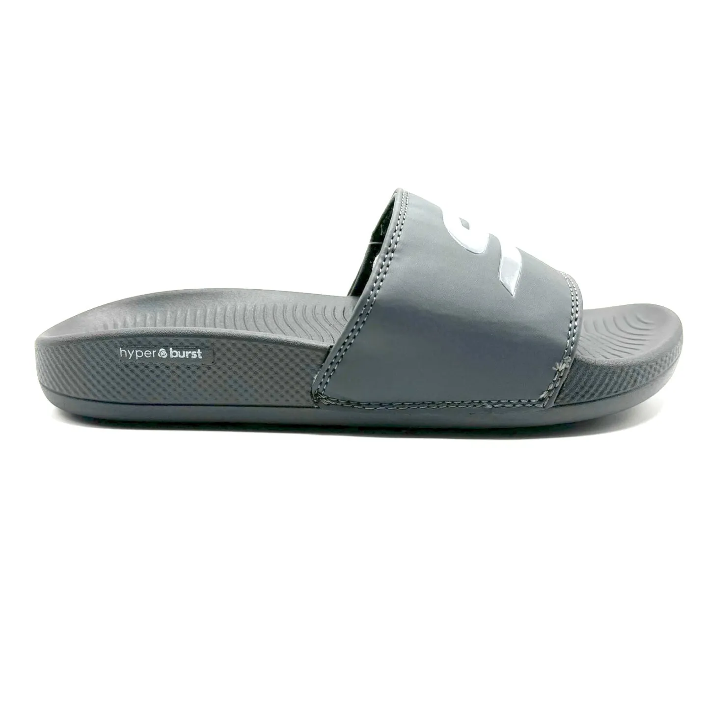 Skechers Hyper Burst Memory Foam Slide Grey