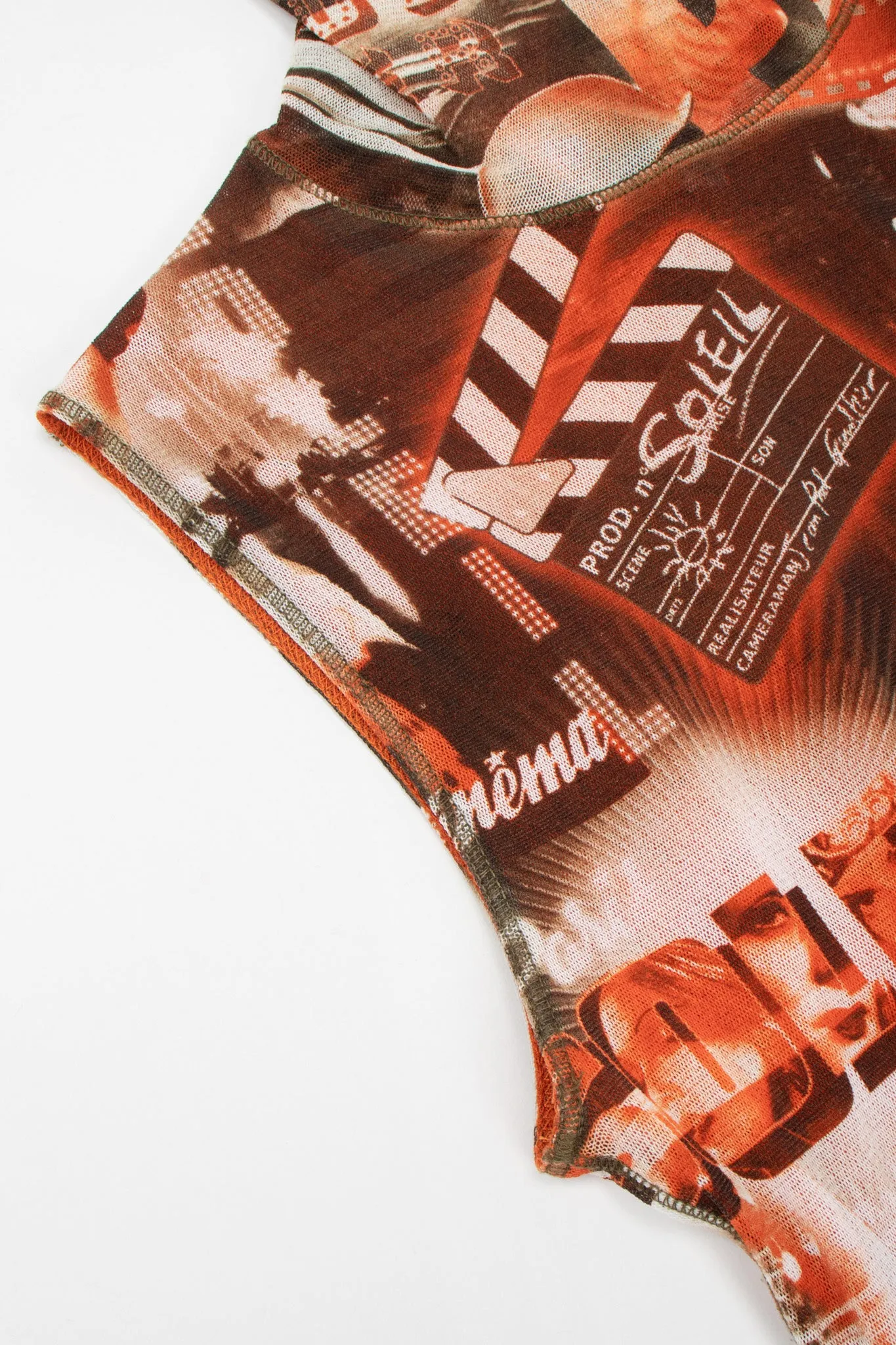 Soleil Cinema Mesh Top