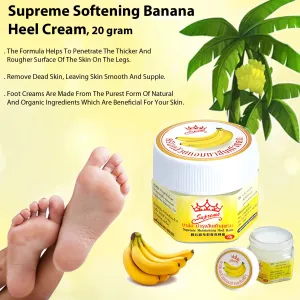 Supreme Natural Softening Banana Heel Cream, 20 gram