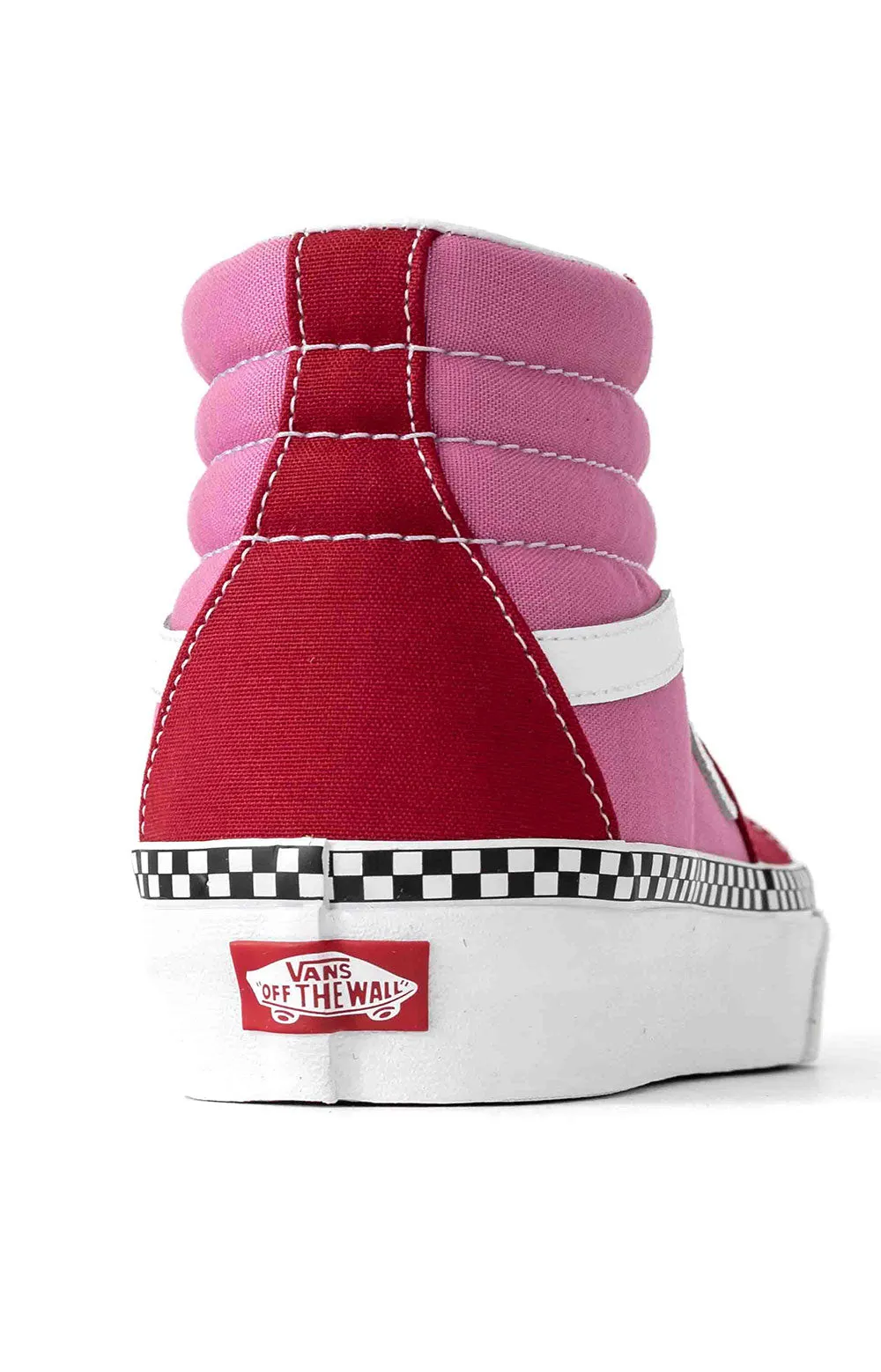(Tknwvx) 2 Tone Sk8 Hi Platform 2 Shoe   Chili Pepper