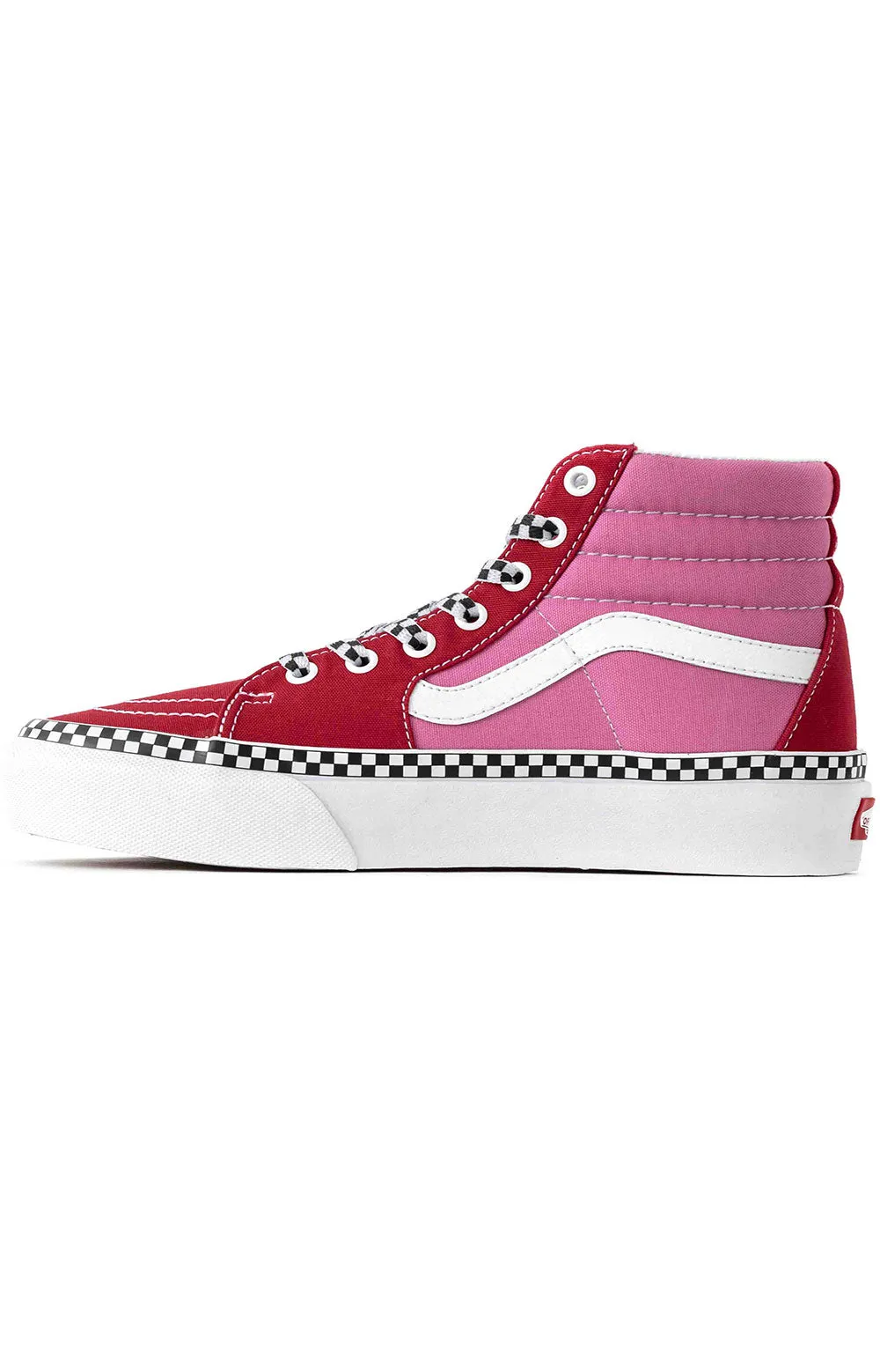(Tknwvx) 2 Tone Sk8 Hi Platform 2 Shoe   Chili Pepper