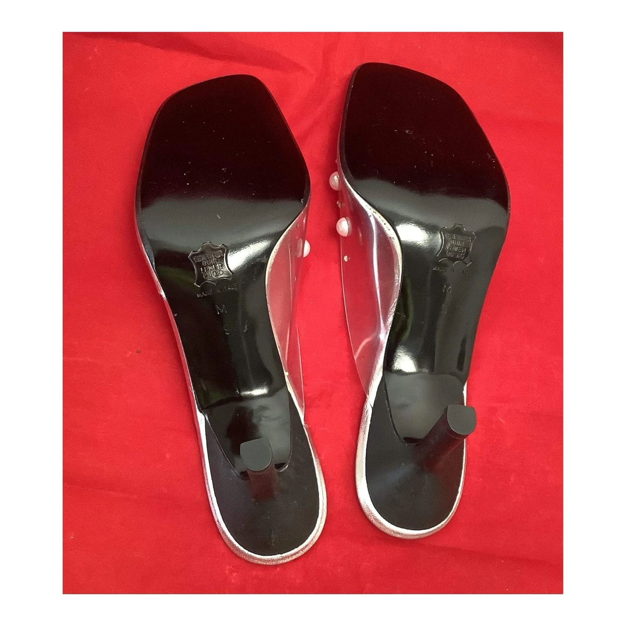 Transparent Clear Mules