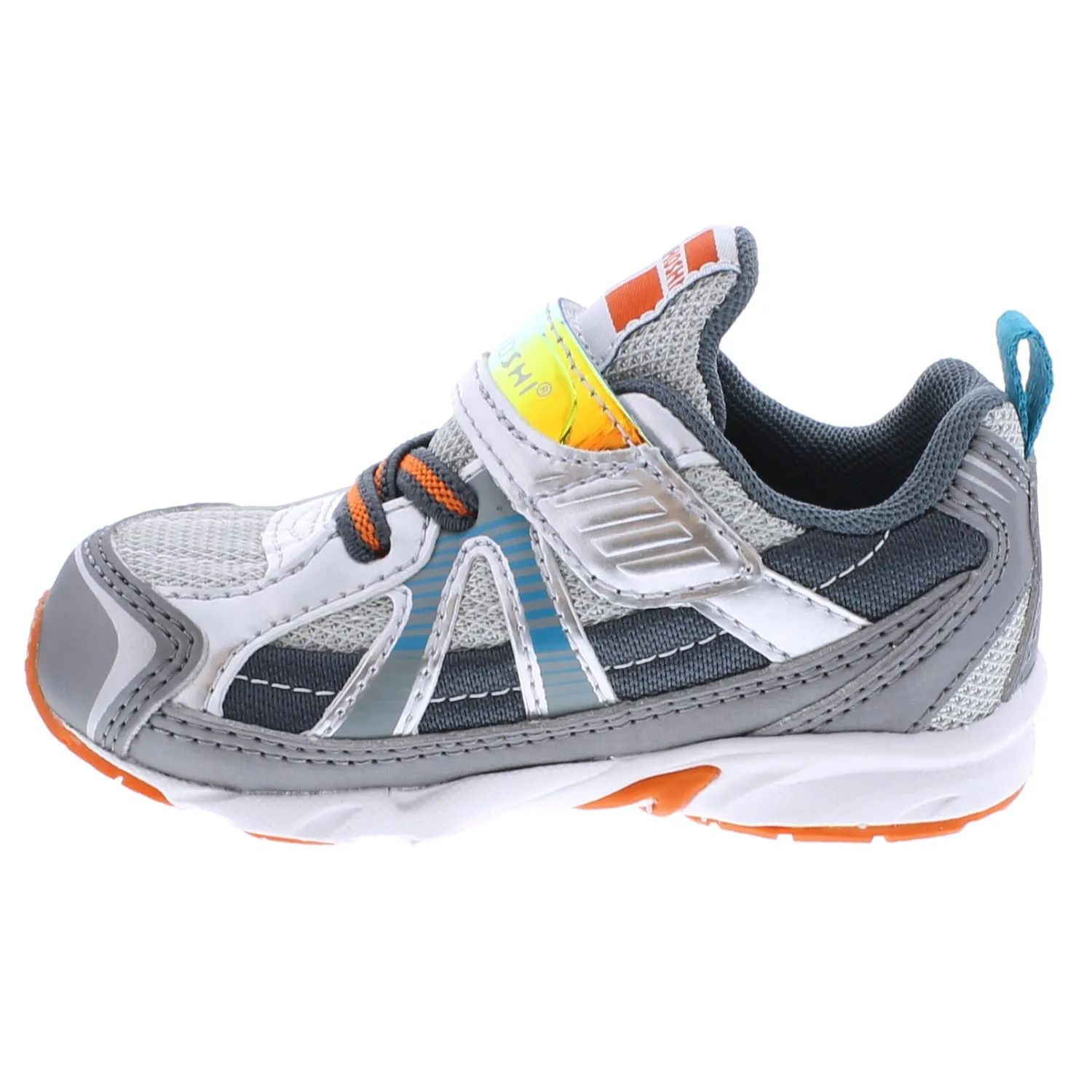 Tsukihoshi Storm | Silver/Gray Baby Sneakers