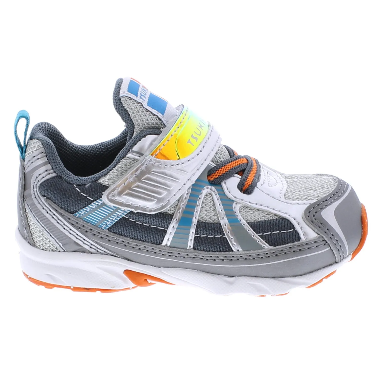Tsukihoshi Storm | Silver/Gray Baby Sneakers