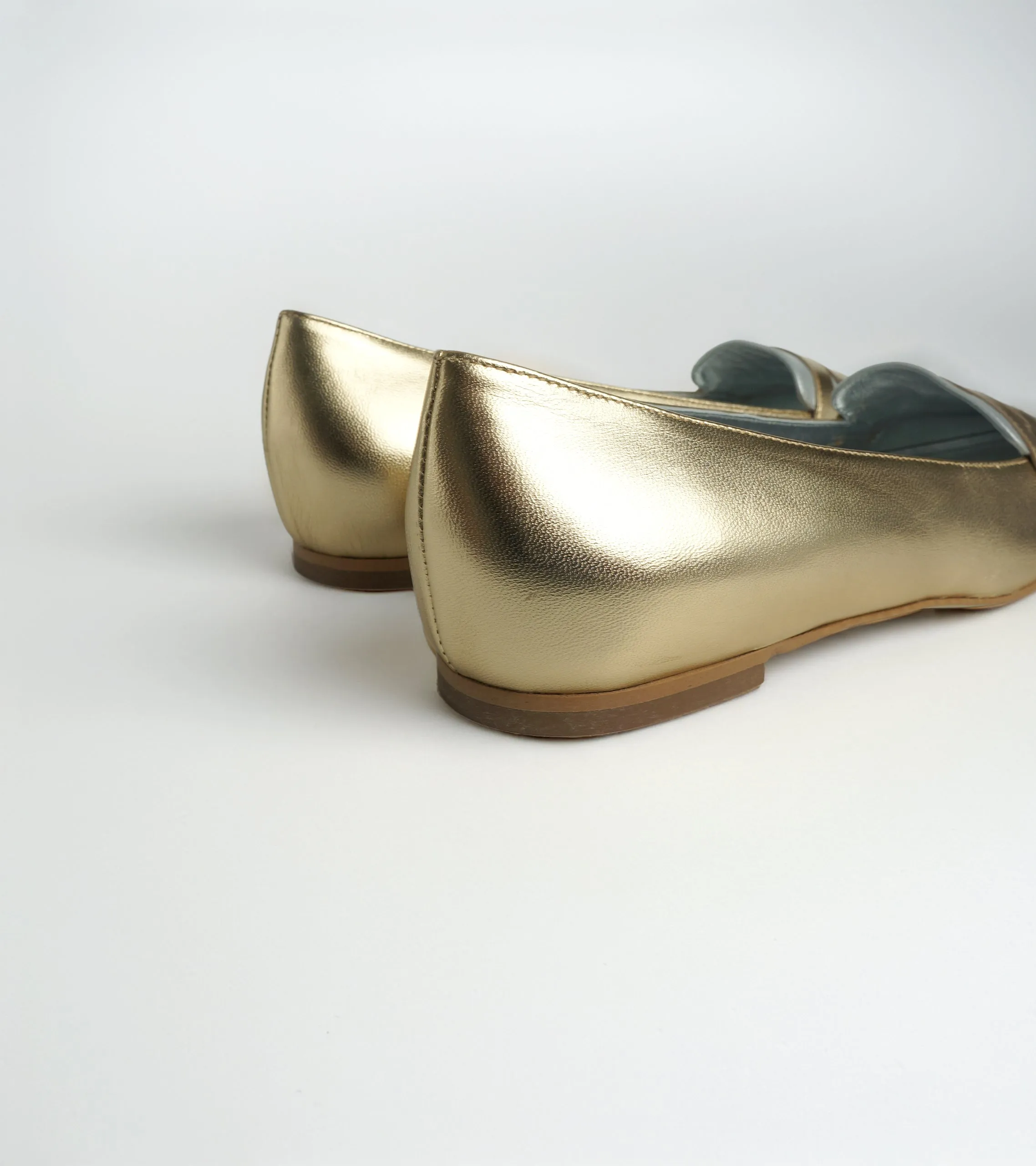 Valeria - Laminato Leather Loafer
