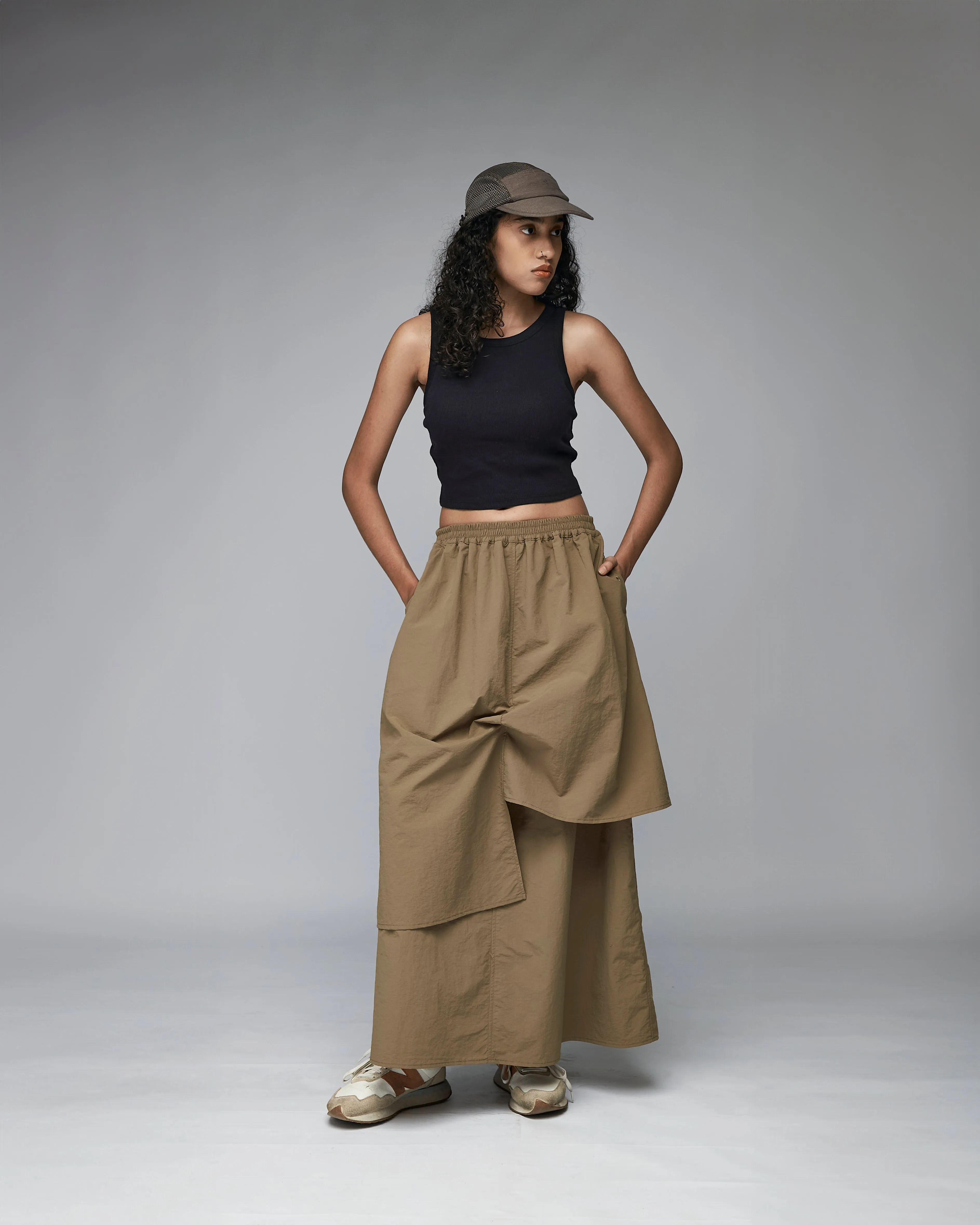 Women: The Layered Skirt (Coffee)