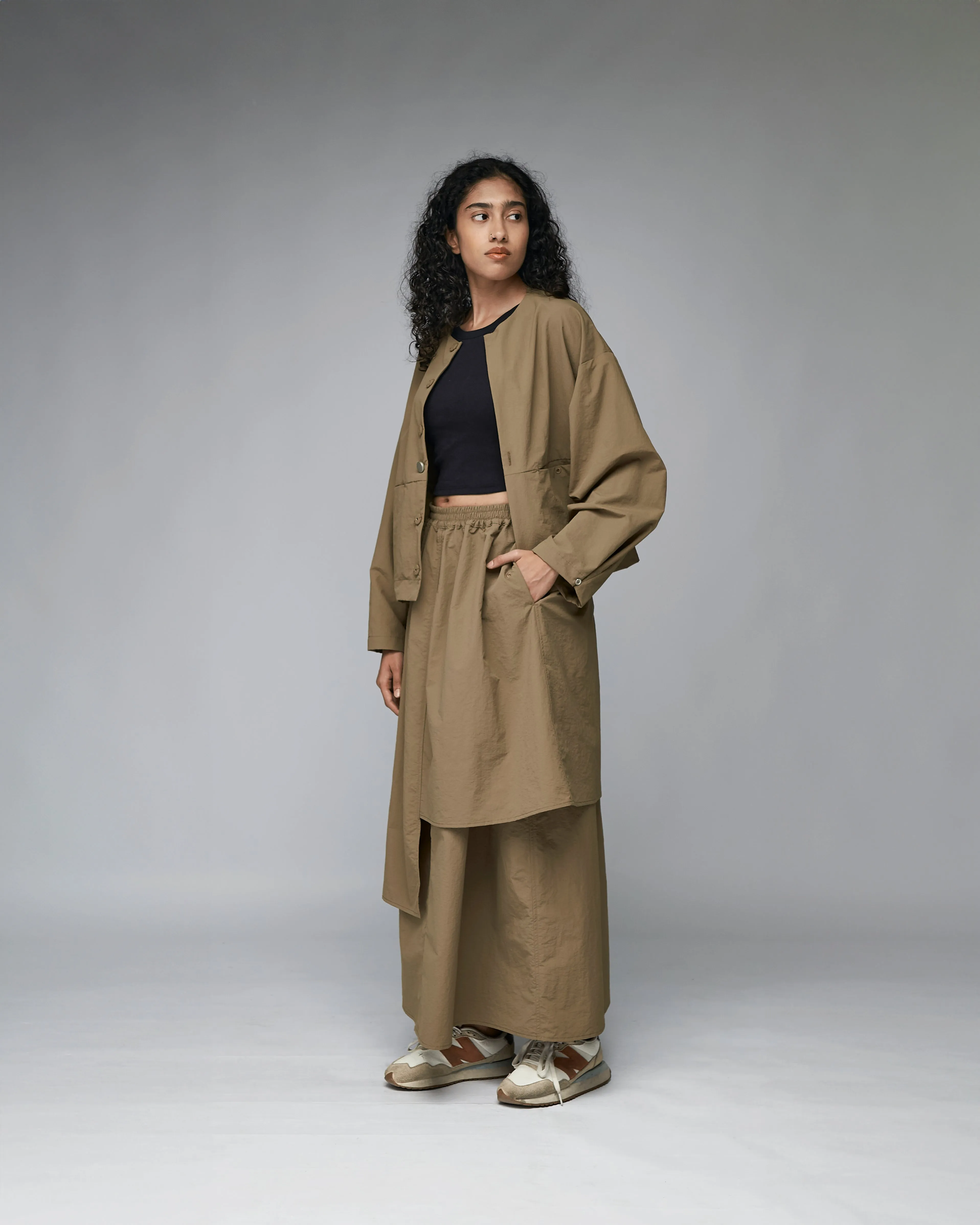 Women: The Layered Skirt (Coffee)