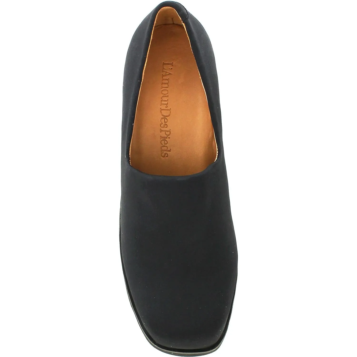 Women's L'Amour Des Pieds Qamra Black Stretch Fabric