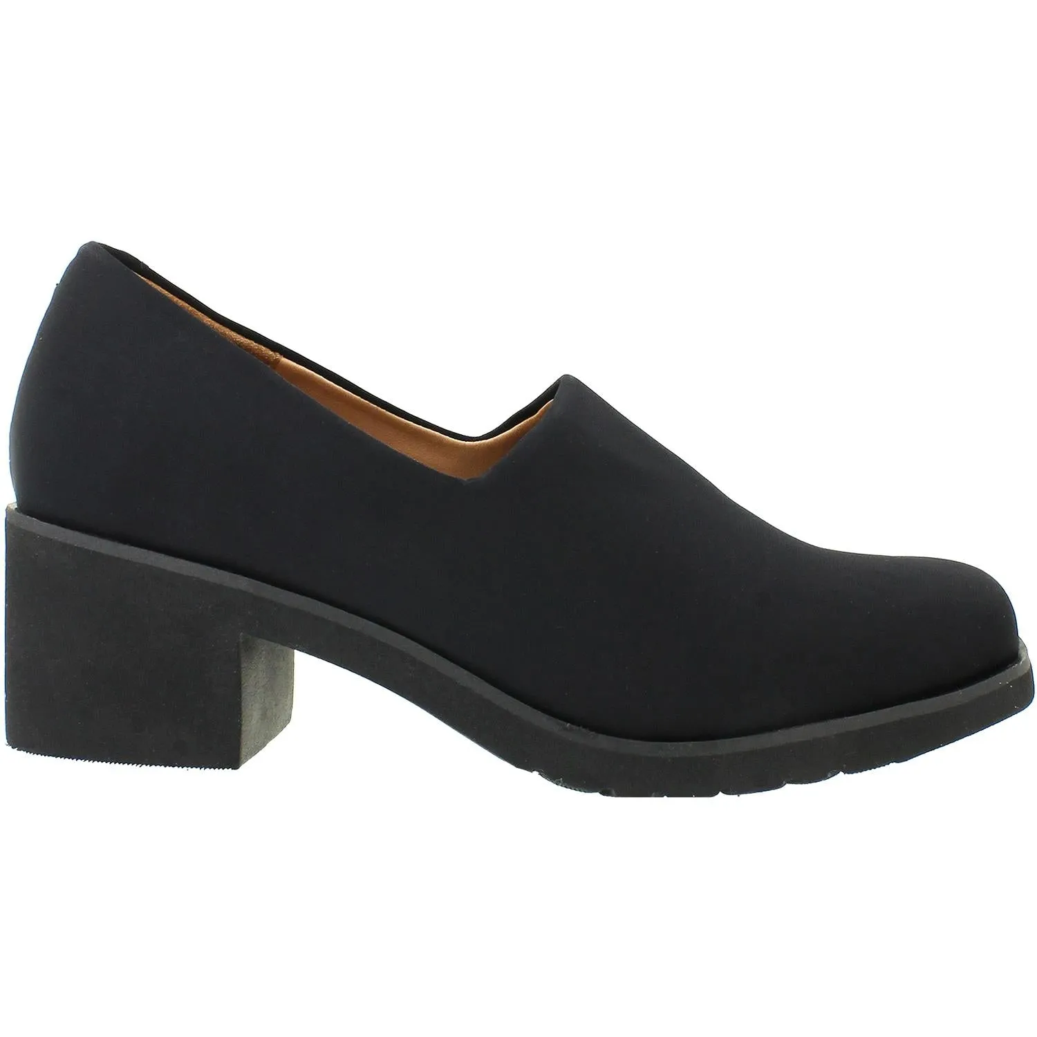 Women's L'Amour Des Pieds Qamra Black Stretch Fabric